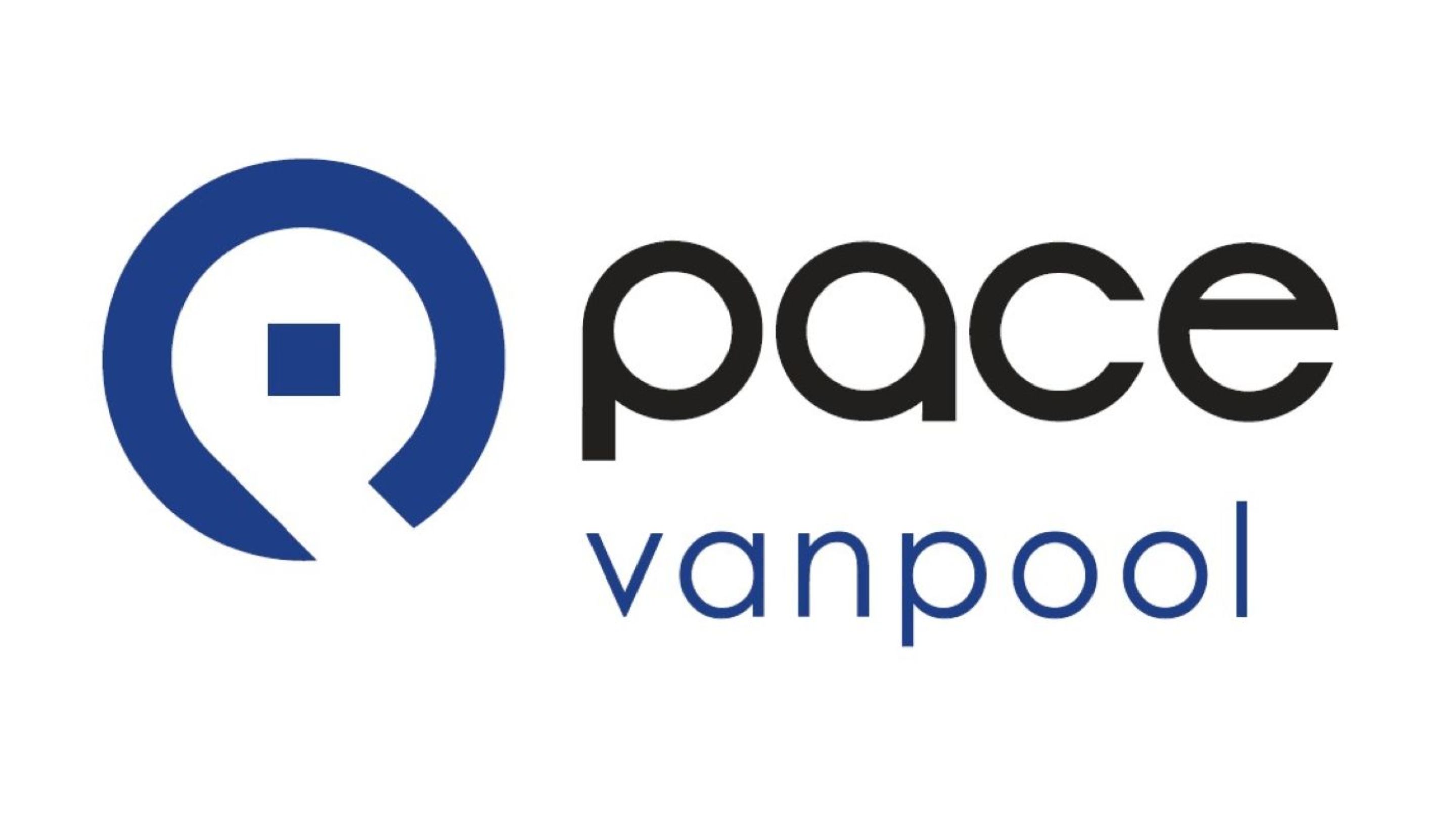 Pace logo with the word vanpool below it