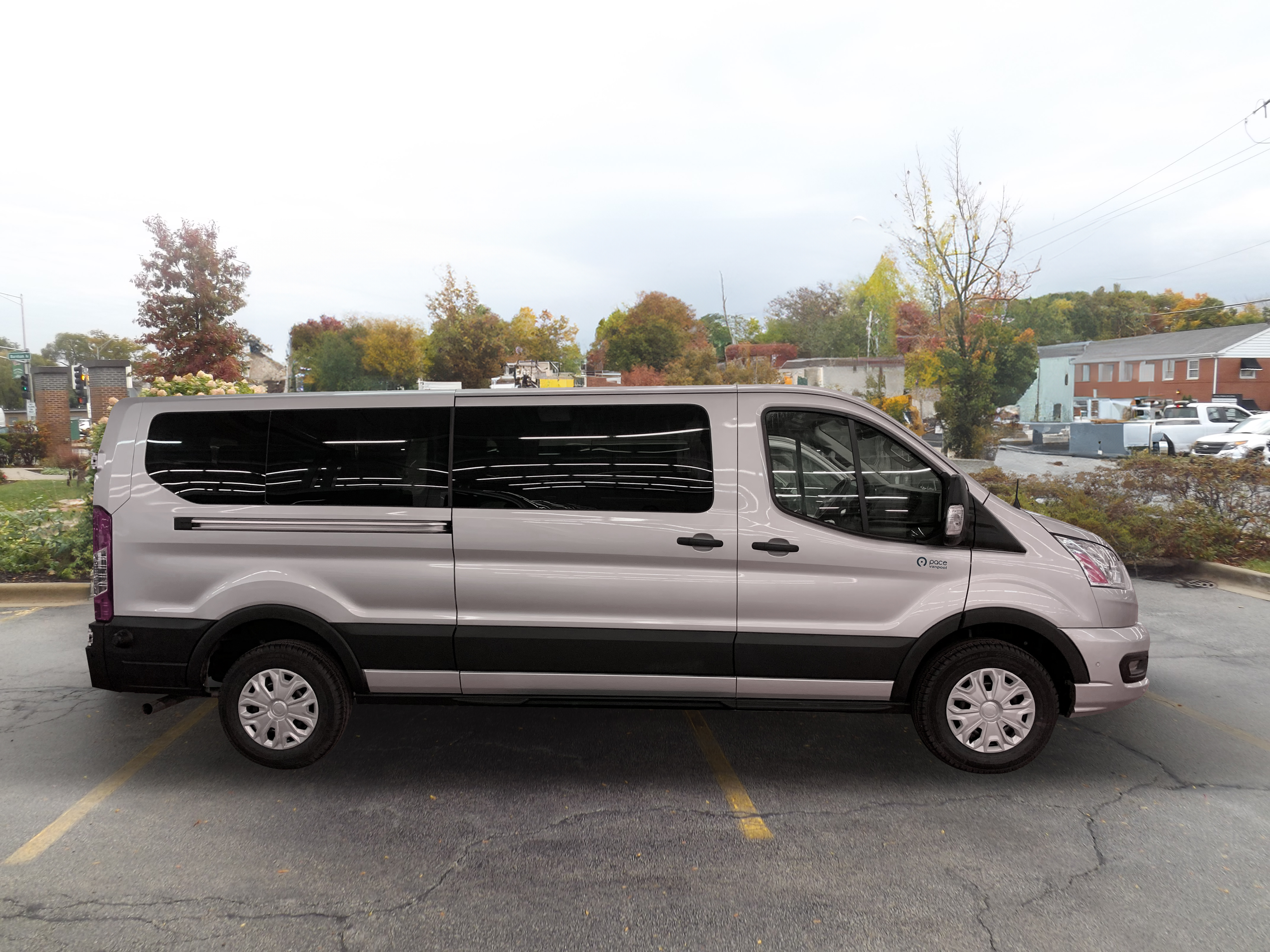 Image of parked conversion van which is well-maintained to support a reliable commute. 
