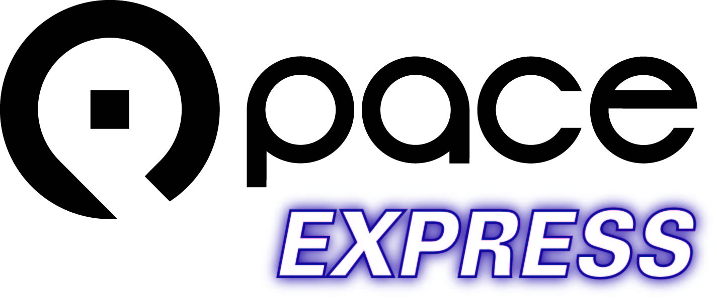Image of the Pace Express logo in Blk-Purple color