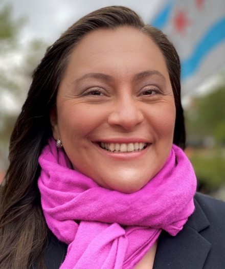 woman wearing pink scarf