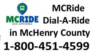 Image of McRide Phone Number Sign (800 451 4599)