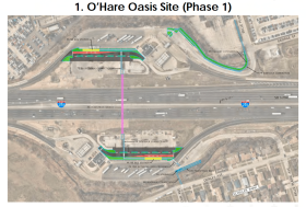 Rendering of Tri-State Study - O'HARE PLAZA 